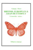 British, European & Asian Butterfly Vernacular names (Vol. 3)