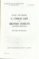 A Check List of British Insects Part 5: Diptera and Siphonaptera (Handbooks for the Identification of British Insects 11/5)