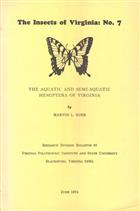 The Insects of Virginia: No 7: The Aquatic and Semi-aquatic Hemiptera of Virginia: