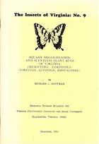 The Insects of Virginia: No.9: Squash, Broad-headed and Scentless Plant Bugs of Virginia (Hemiptera: Coreoidea: Coreidae, Alydidae, Rhopalidae) 