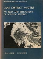 Lake District Waters: An Index and Bibliography of Scientific Research