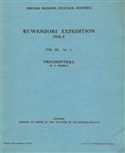 Ruwenzori Expedition 1934-5 Vol. 3 no.1: Trichoptera