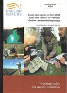 Exotic plant species on brownfield land: their value to invertebrates of nature conservation importance