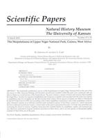 The Herpetofauna of Upper Niger National Park, Giunea, West Africa