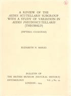 A Review of the Aedes scutellaris subgroup with a study of Variation in Aedes pseudoscutellaris (Theobald) (Diptera: Culicidae) 