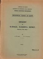 Geology of El-Shalul; El-Bakriya District: Barramiya West Sheet