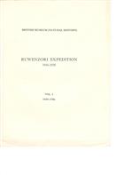 Ruwenzori Expedition 1934-1935 Vol.1 [index]
