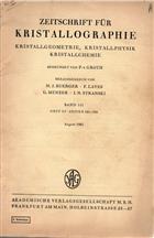 Zeitschrift für Kristallographie