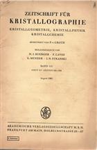 Zeitschrift für Kristallographie