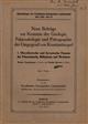 Neue Beiträge zur Kenntis der Geologie, Paleontologie und Petrograhie der Umgegend von Konstantinopel. 1.Obersilurische und devonische Faunen der Prinzeninseln, Bithyniens und Thraziens