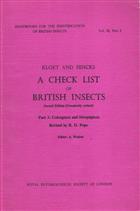 A Check List of British Insects Pt. 3: Coleoptera and Strepsiptera (Handbooks for the Identification of British Insects 11/3)