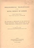 The influence of moonlight on the activity of certain nocturnal insects, particularly of the Family Noctuidae, as indicated by a Light Trap