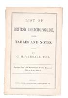 List of British Dolichopodidae with Table and Notes