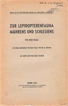 Zur Lepidopterenfauna Mährens und Schlesiens
