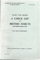 A Check List of British Insects Part 5: Diptera and Siphonaptera (Handbooks for the Identification of British Insects 11/5)