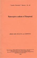 The Hymenoptera aculeata of Hampstead Heath and the surrounding district, 1832-1947