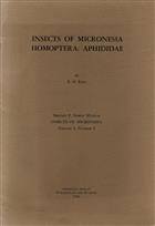 Insects of Micronesia Vol. 6(2): Homoptera: Aphididae