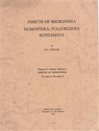 Insects of Micronesia Vol. 6(8): Homoptera: Fulgoroidae Supplement