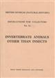 Instructions for Collectors No. 9a: Invertebrate Animals other than Insects