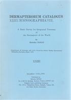 Dermapterorum Catalogus XXIII: Iconographia VIII A Basic Survey for Integrated Taxonomy of the Dermaptera of the World