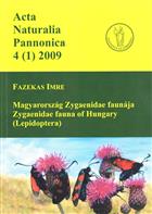 Zygaenidae fauna of Hungary (Lepidoptera) / Magyarorszag Zygaenidae faunaja