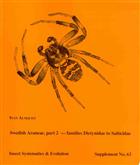 The Swedish Araneae. Part 2. The families Dictynidae to Salticidae