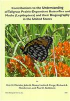 Contribution to the Understanding of Tallgrass Prairie-Dependent Butterflies and Moths (Lepidoptera) and their Biogeography in the United States