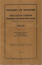 Proceedings and Transactions of The South London Entomological and Natural History Society 1952-53 to 1957