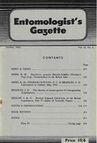 Entomologist's Gazette. Vol. 13, Part 4 (1962)