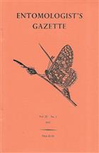 Entomologist's Gazette. Vol. 22, Part 1 (1971)