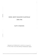 More about Eleanor Glanville (1654-1708)