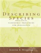 Describing Species:   Practical Taxonomic Procedure for Biologists