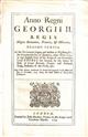 Anno Regni Georgii II Regis Magnae Britanniae, Franciae & Hiberniae. Decimo Tertio. At the Parliament begun and holden at Westminster the Fourteenth day of January, Anno. Dom. 1734. An Act for providing a Marriage Portion for the Princess Mary
