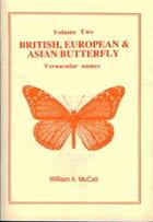 British, European and Asian Butterfly Vernacular names (Vol. 2)