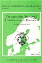 The Aphidoidea (Hemiptera) of Fennoscandia and Denmark II Drepanosiphidae (Fauna Entomologica Scandinavica 11)