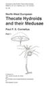 North-West European Thecate Hydroids and their Medusae. Part 1 (Synopses of the British Fauna 50-1)