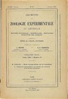Etude Monographique sur les Acinétiens. 1.- Recherches Expérimentales sur l'éntende des Variations et les Factors Tératogènes