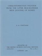 Cheilostomatous Polyzoa from the Upper Bracklesham Beds (Eocene) of Sussex