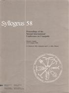 Proceedings of the Second International Conference on Copepoda, Ottawa, Canada 13-17 August 1984 Syllogeus 58