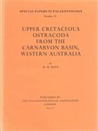 Upper Cretaceous Ostracoda from the Carnavon Basin, Western Australia Special Papers in Palaeontology 10