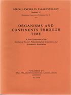 Organisms and Continents through Time. Methods of assessing relationships between past and present biologic distributions and the positions of continents Special Papers in Palaeontology 12