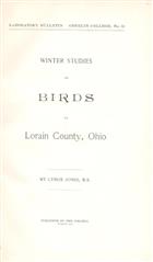 Winter Studies of Birds in Lorain County, Ohio