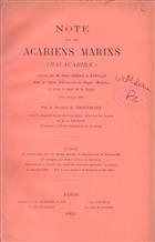 Note sur les Acariens Marins (Halacaridae): récoltés par M. Henri Gadeau de Kerville dans la région d'Omonville-la-Rogue (Manche) et dans la fosse de la Hague
