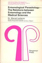 Entomological Parasitology: The Relations between Entomology and the Medical Sciences