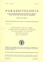 Proceedings of the FAO Expert Consultation on Revision of Strategies for the Control of Ticks and Tick-borne Disease