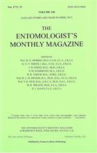 Entomologist's Monthly Magazine. Vol. 148 (2012)