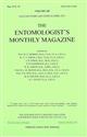 Entomologist's Monthly Magazine. Vol. 148 (2012)