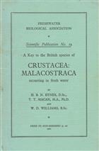A Key to the British Species of Crustacea: Malacostraca occurring in Fresh water: with notes on their Ecology and Distribution