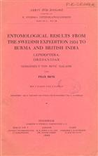Entomological Results from the  Swedish Expedition 1934 to Burma and British India. Lepidoptera: Drepanidae gesammelt von Rene Malaise