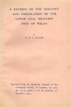 A Revision of the Sequence and Correlation of the Lower Coal Measures West of Wigan